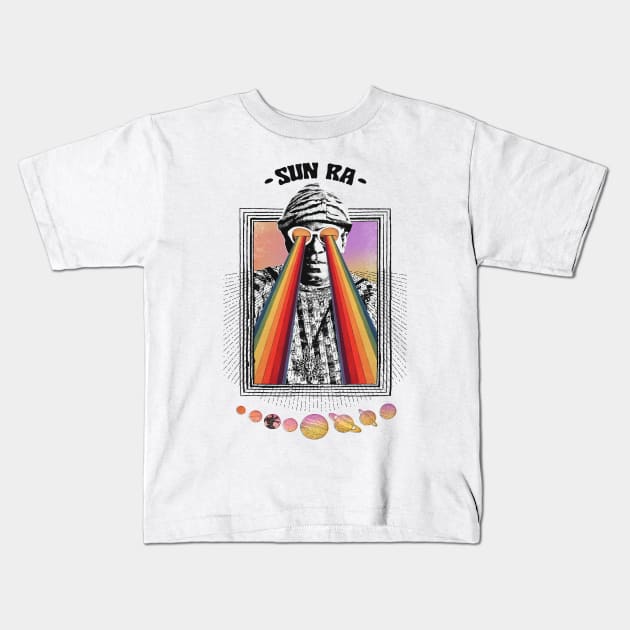 --- SUN RA ---- Original Psychedelic Design Kids T-Shirt by DankFutura